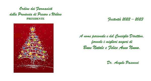 biglietto auguri natale 2022