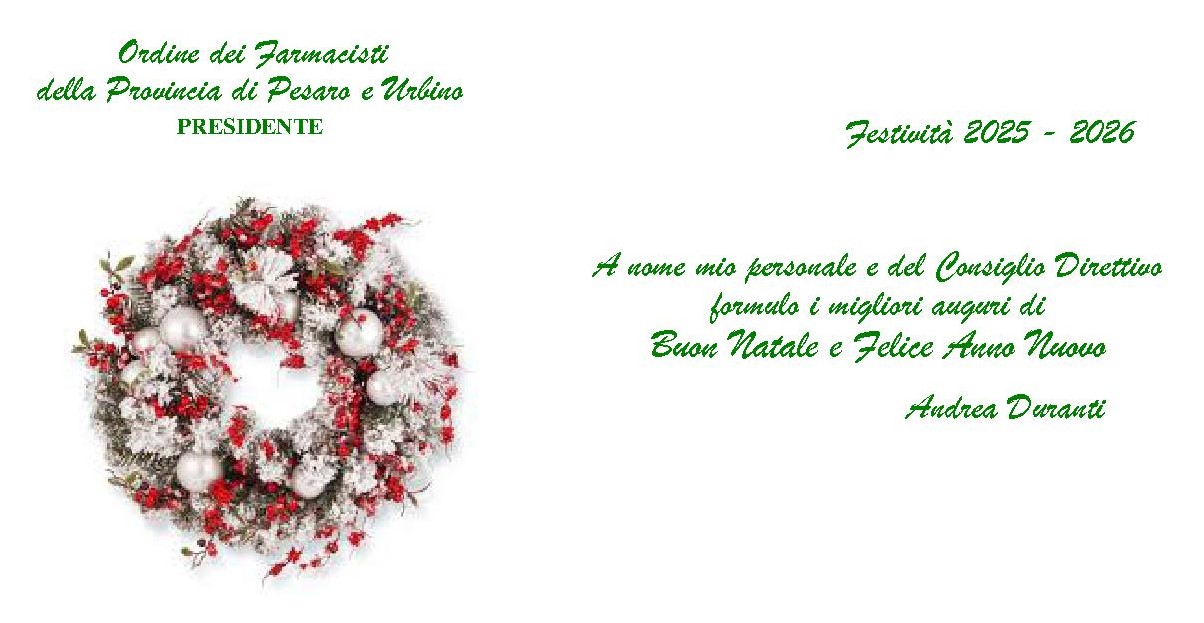 biglietto auguri natale 2025