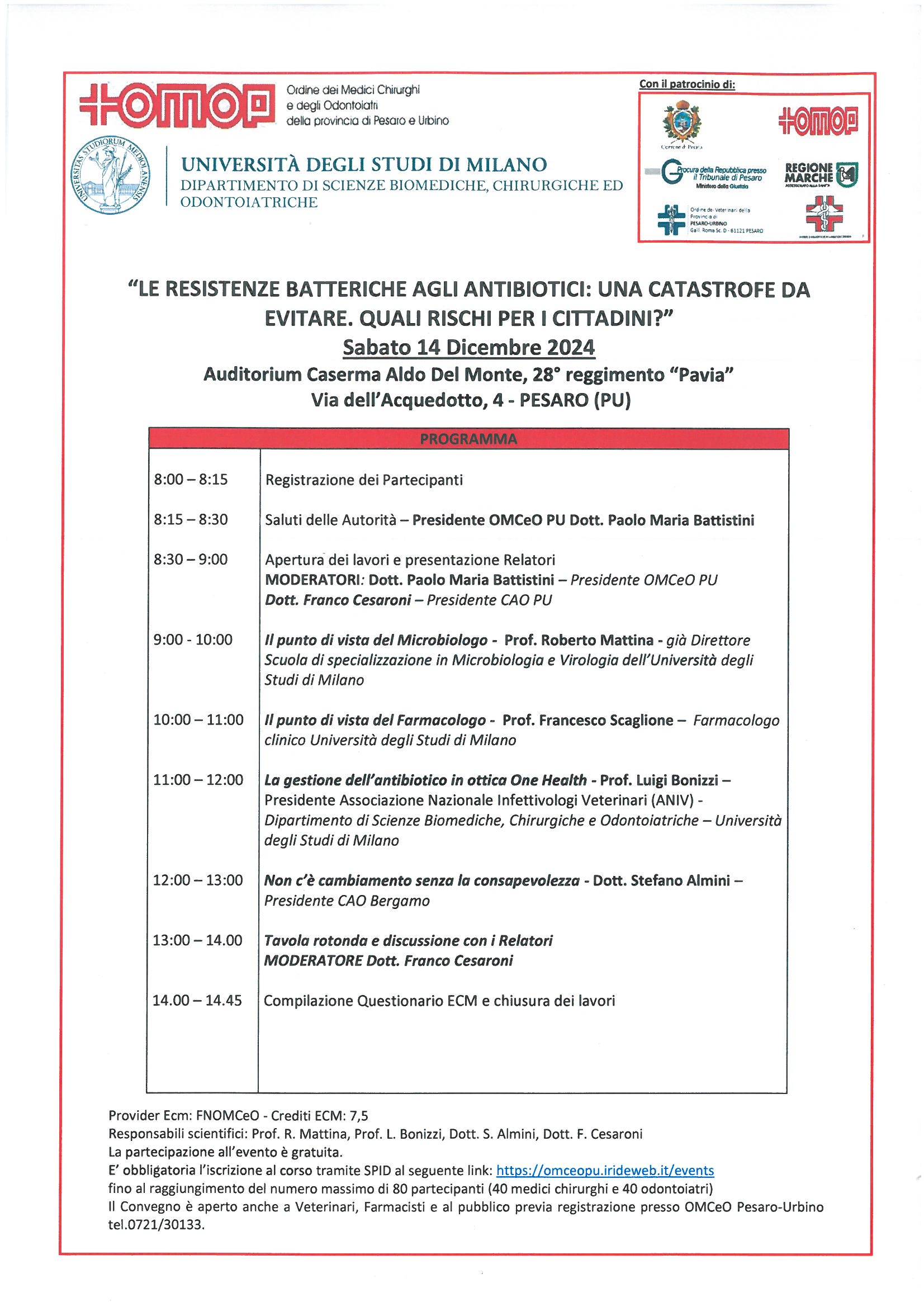 Locandina Convegno